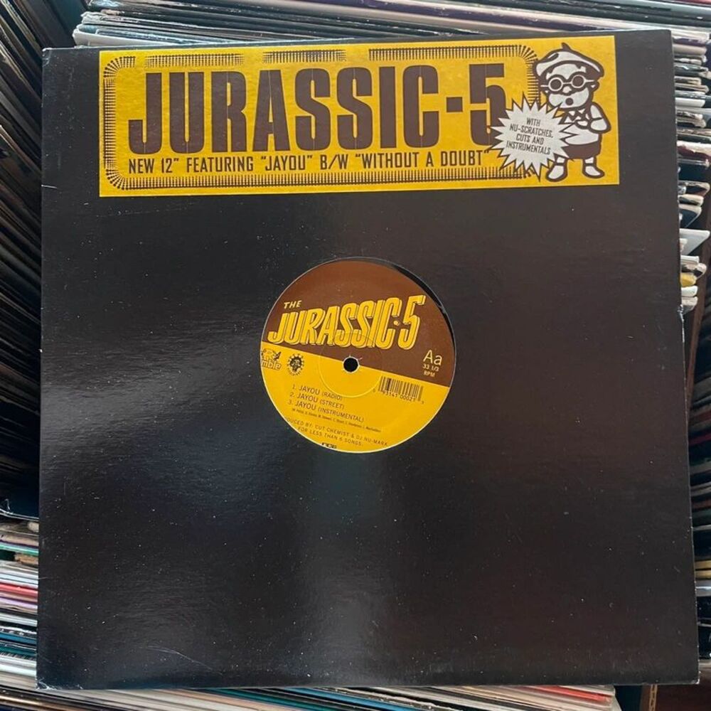 Jurassic 5 Vinyl Record 12” Maxi-Single 1998 VG Jayou / Without A Doubt